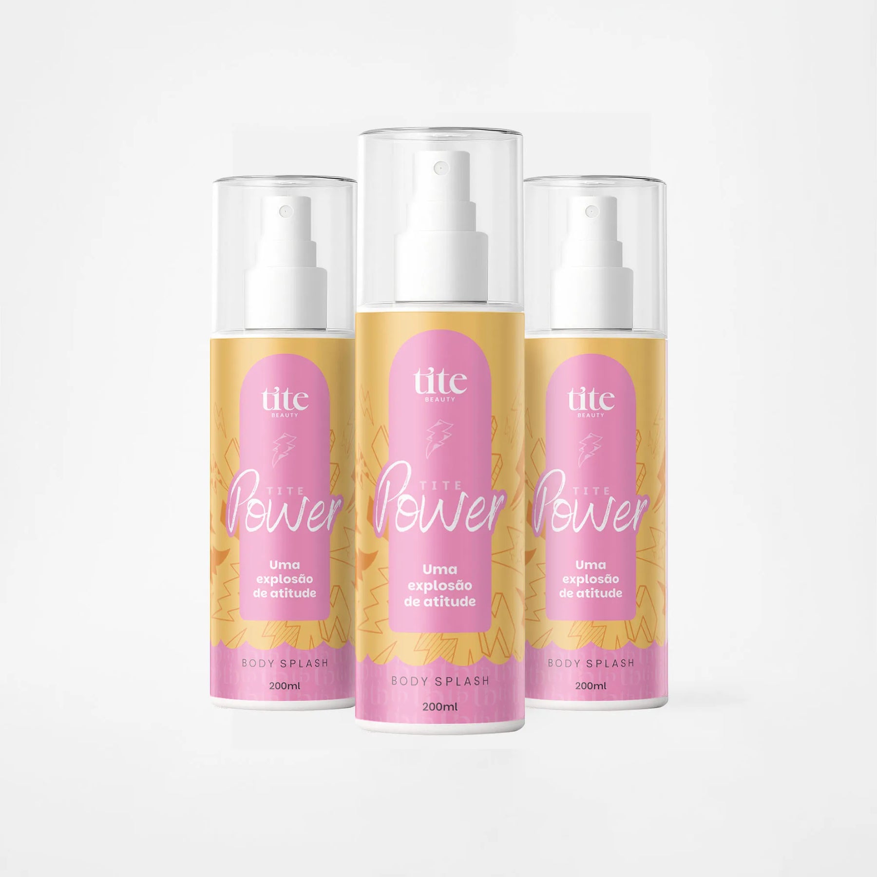 Kit Body Splash Power - Tite Beauty 3 Uni 200ml