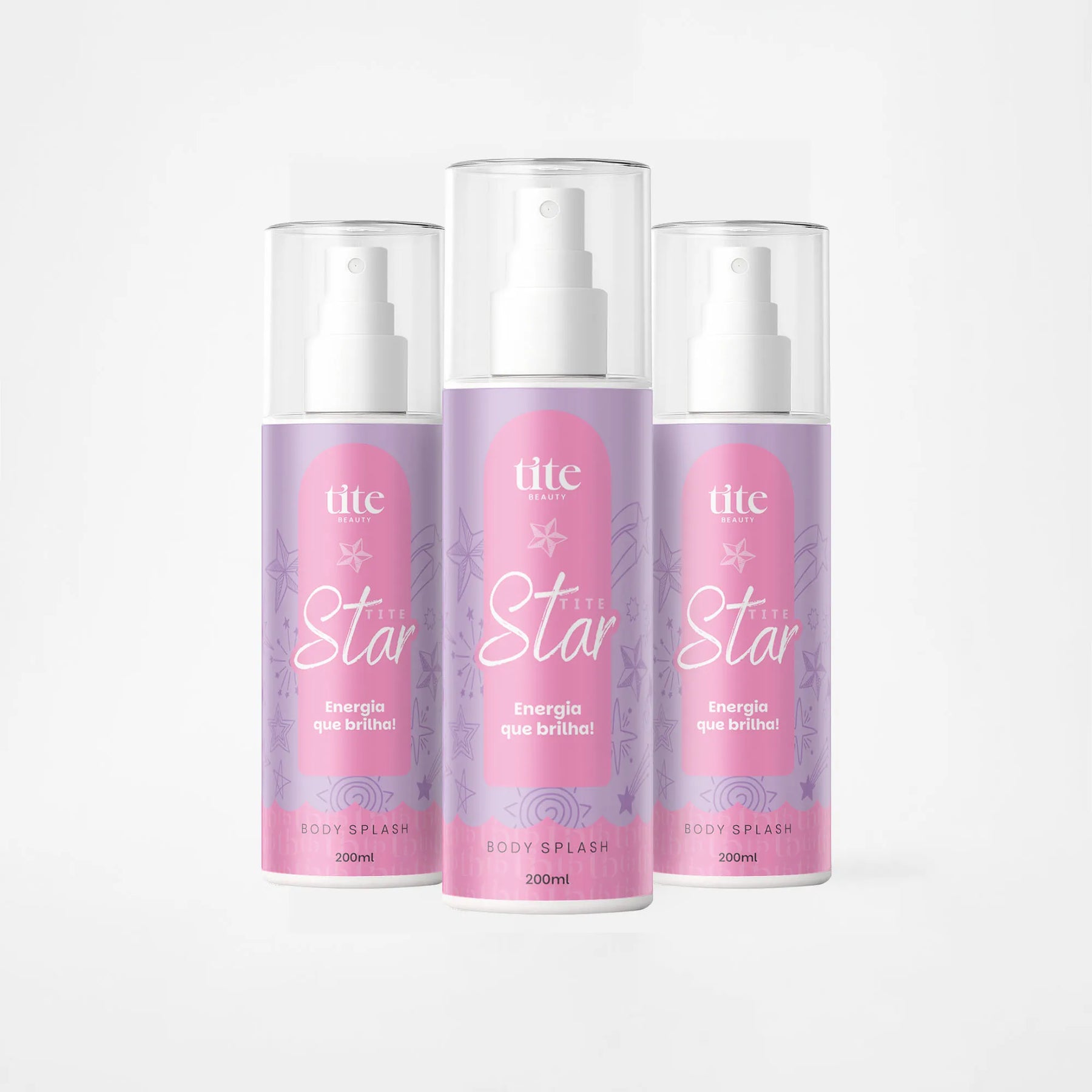 Kit Body Splash Star - Tite Beauty 3 Uni 200ml