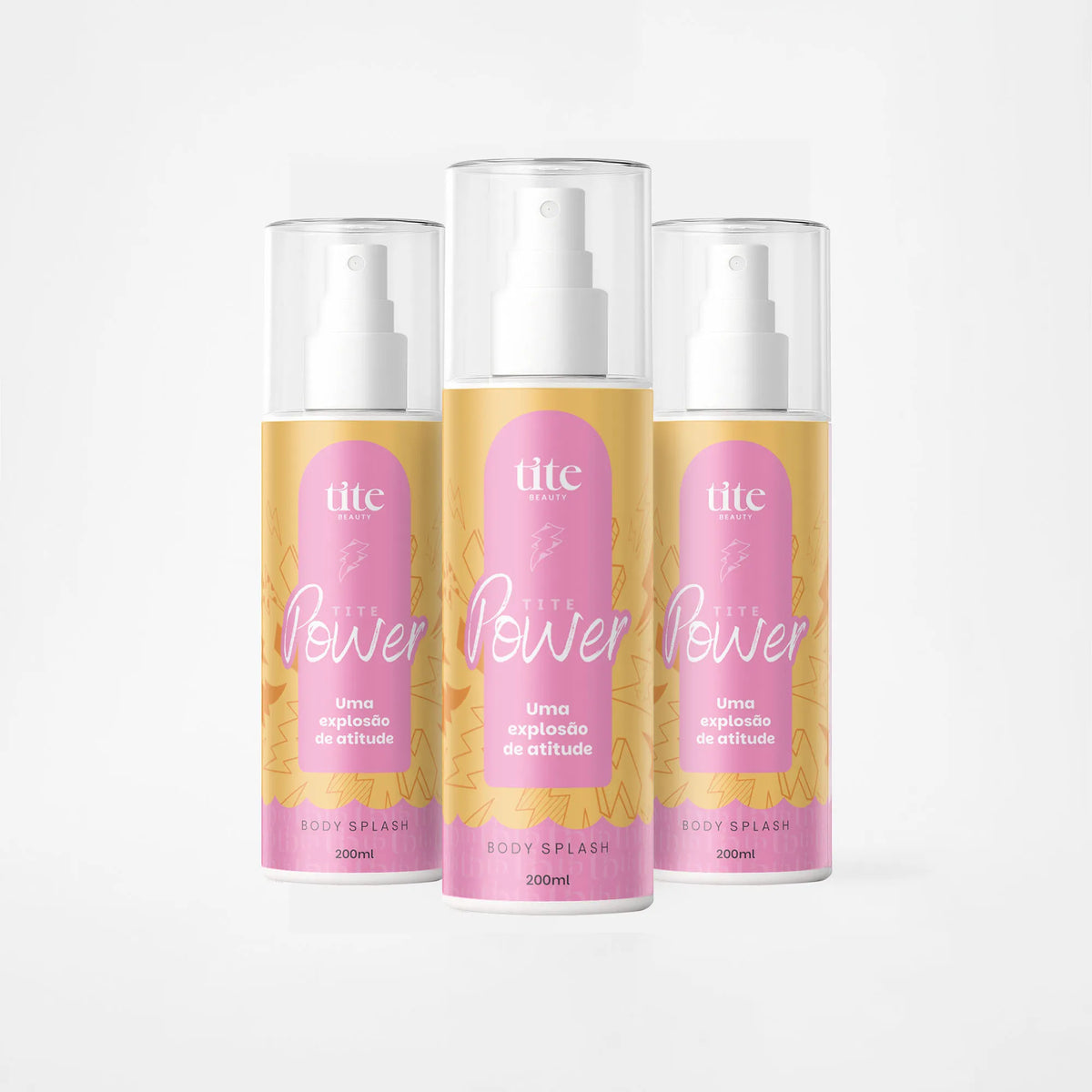 Kit Body Splash Power - Tite Beauty 3 Uni 200ml