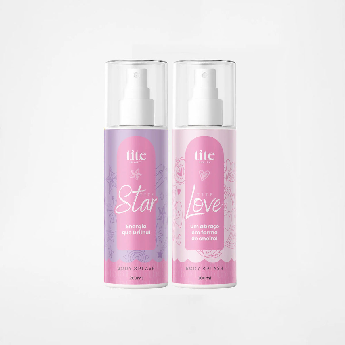 Kit Body Splash Star + Body Splash Love - Tite Beauty 200ml