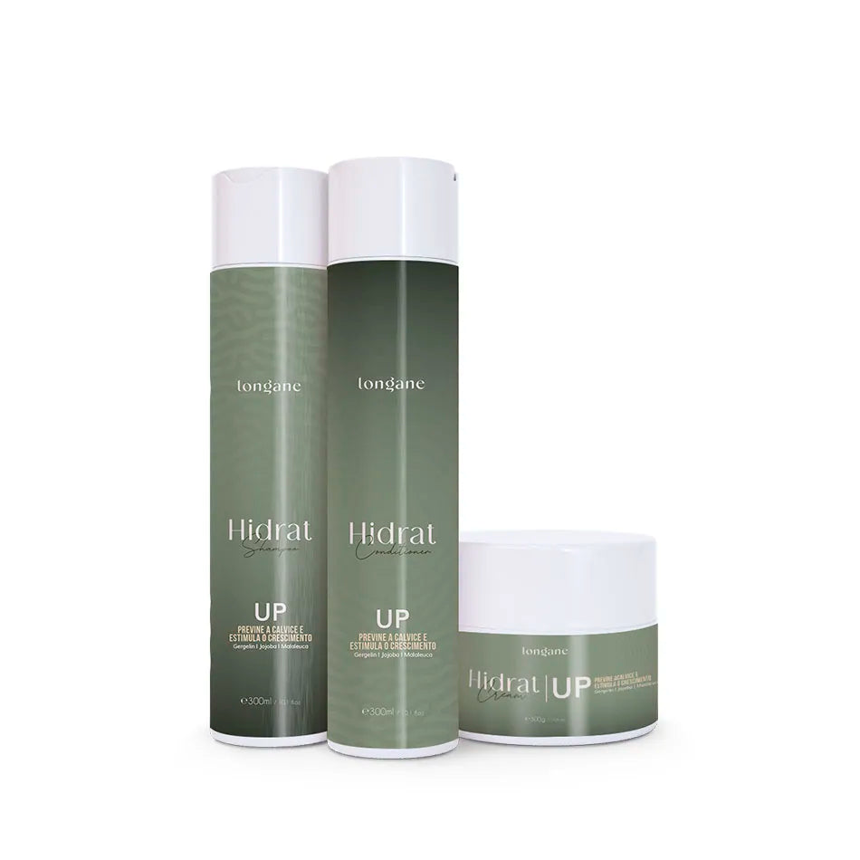 Kit de tratamento Hidrat Cream Up - Previne a calvície e estimula o crescimento - USO DIÁRIO - 300ML