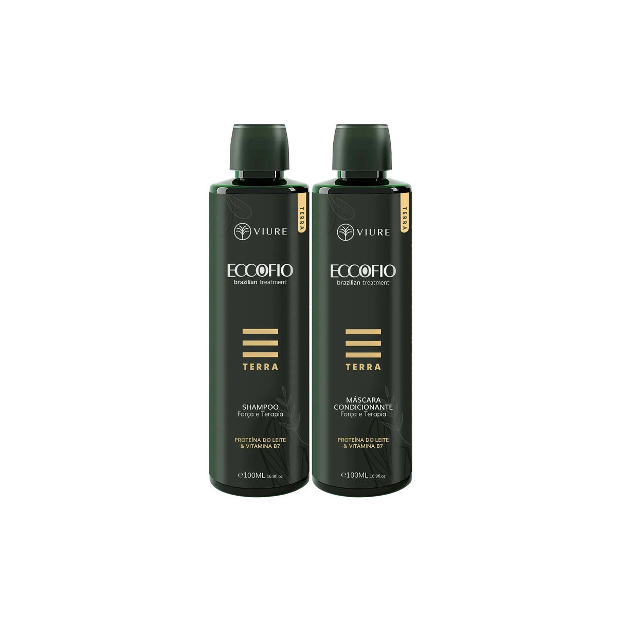 Kit de viagem EccoFio Terra - Previne a queda, fortalece e restaura a fibra capilar - 100ml